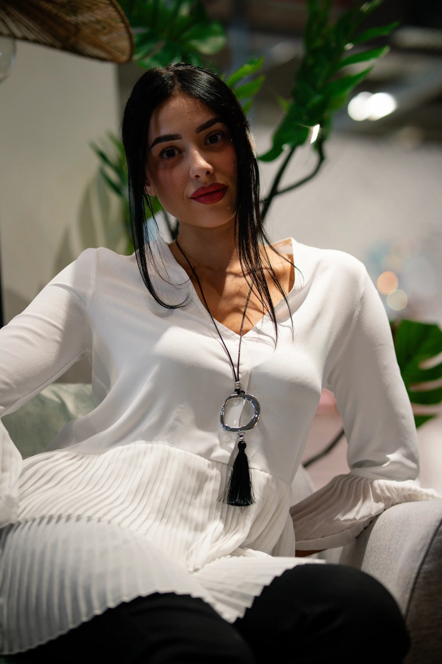 Aiglet Silver Necklace