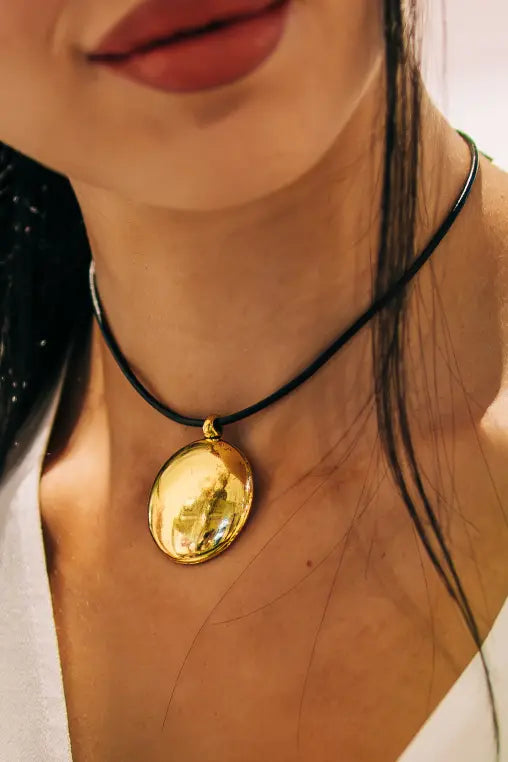 Gold Medallion Necklace